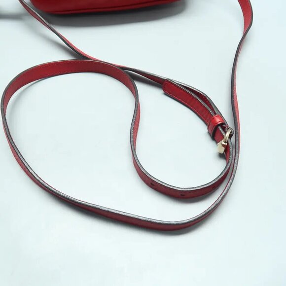 GUCCI Soho Red Leather Shoulder Bag 714-010525 - Picture 9 of 12